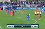 星空体育-蒙太古杯-刘凯源助攻吴比乐破门 U16国少1比4法国
