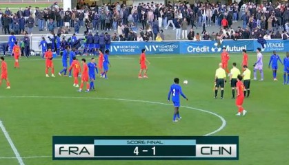 星空体育-蒙太古杯-刘凯源助攻吴比乐破门 U16国少1比4法国